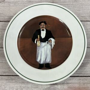 Williams-Sonoma set of 5 Sommelier Guy Buffet Dinner Plates